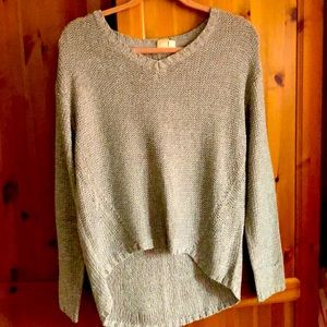 Cloth M Poly light weave sweater. Exc cond.